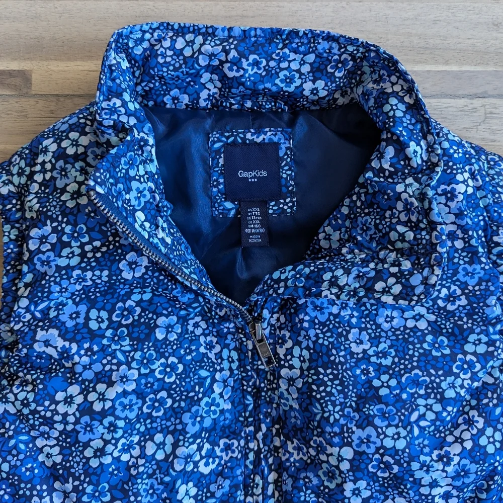 GAP Kids Floral Vest Youth XXL